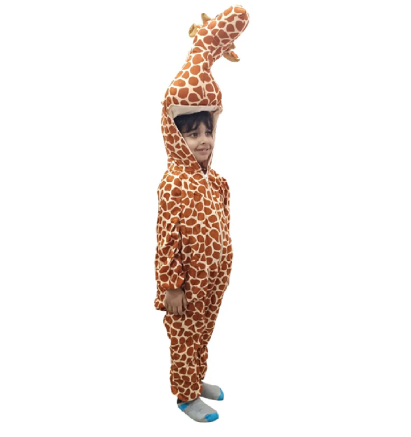 African Giraffe Tall Animal Kids Fancy Dress Costume - Image 2