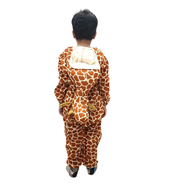 African Giraffe Tall Animal Kids Fancy Dress Costume - Image 3