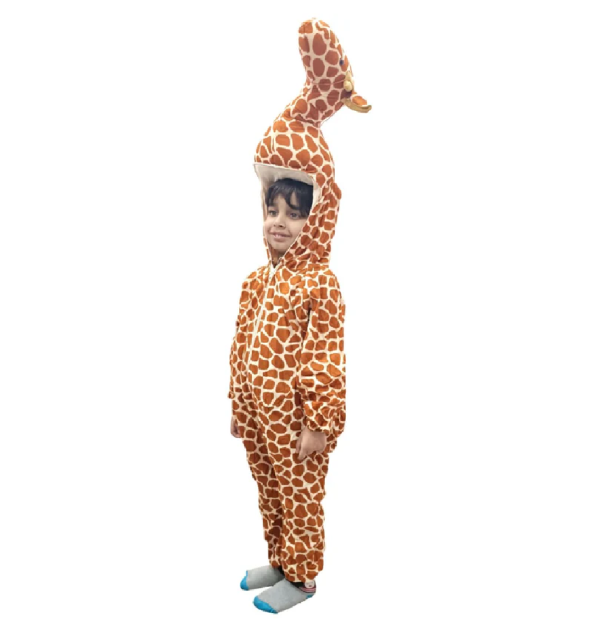 African Giraffe Tall Animal Kids Fancy Dress Costume - Image 4