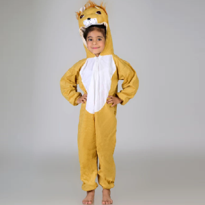 Lion Sher Wild Animal Kids Fancy Dress Costume for School Competitions | Indian
